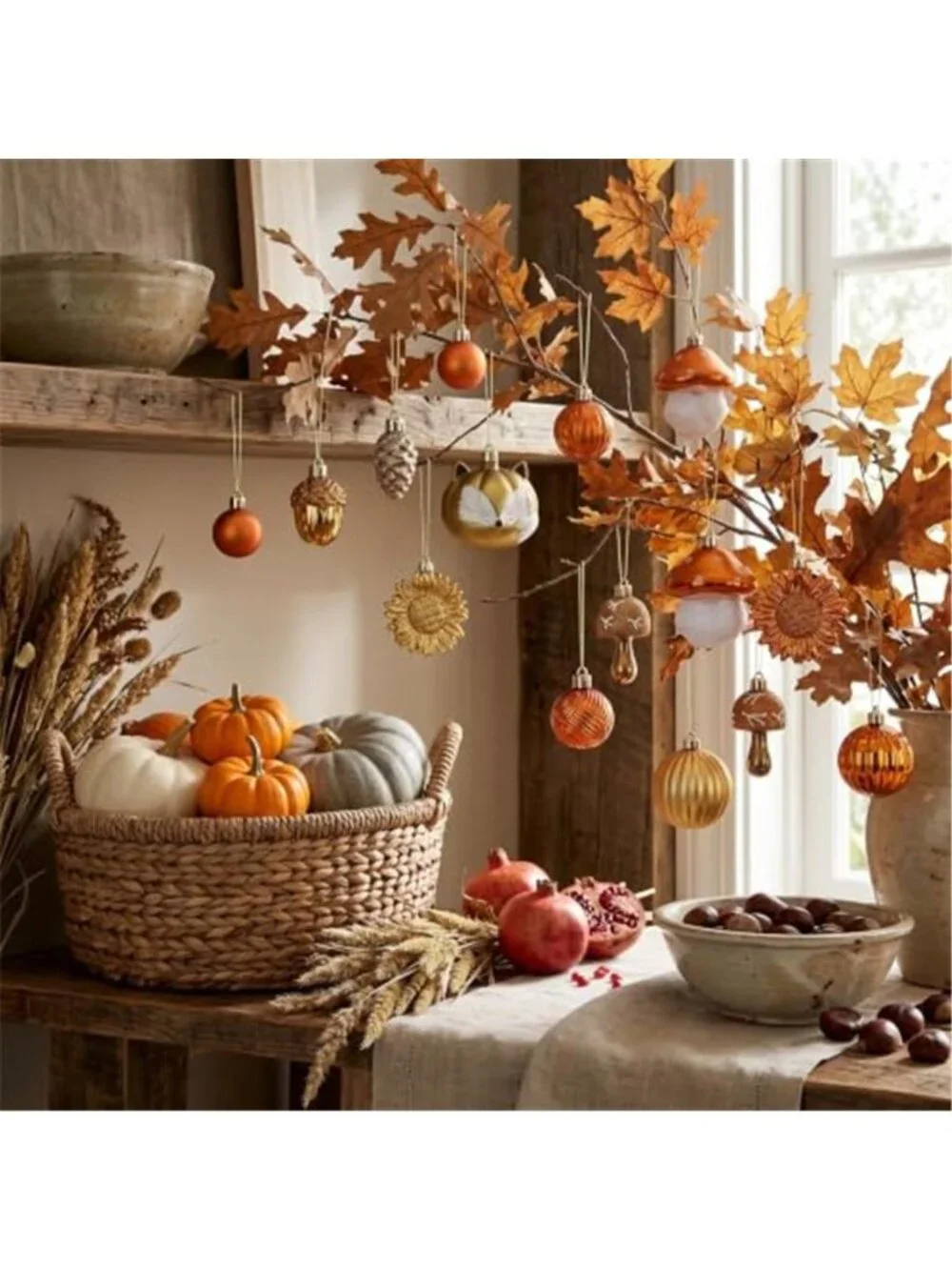 50ct Fall Tree Decorations Ornaments for Home